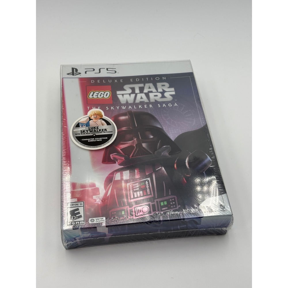 LEGO Star Wars Skywalker Saga Blue Milk Luke Deluxe Edition - PS5‎ Game + Figure
